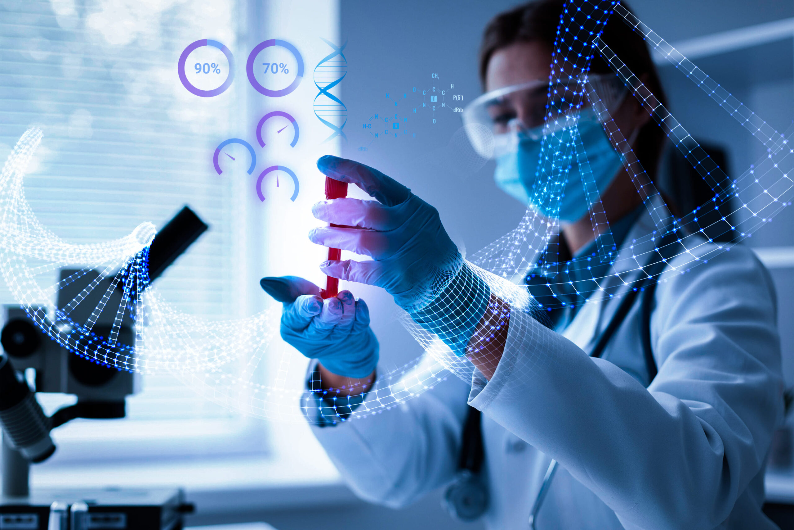 Como la inteligencia artificial ayuda a la predicción genética